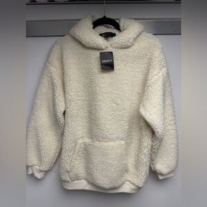 Cream Sherpa Hoodie
